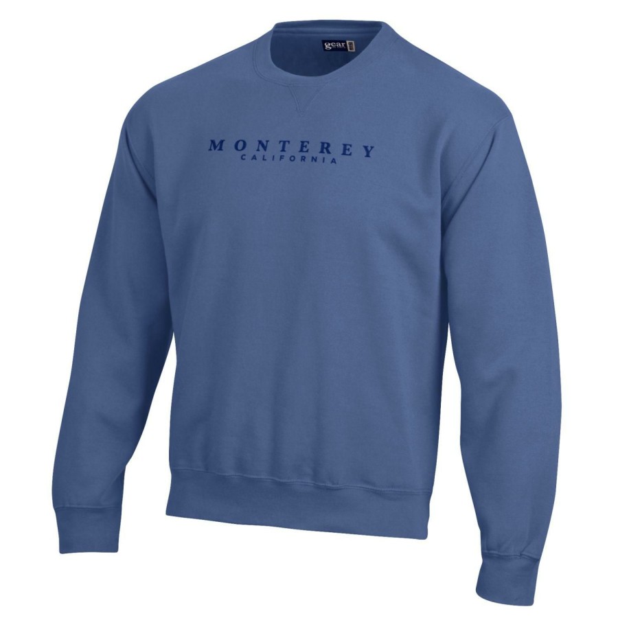 Men * | Monterey Crewneck Sweatshirt Latest Dungaree Blue