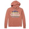 Women * | Womens Carmel Retro Hooded Sweatshirt Wholesale Terra Cotta