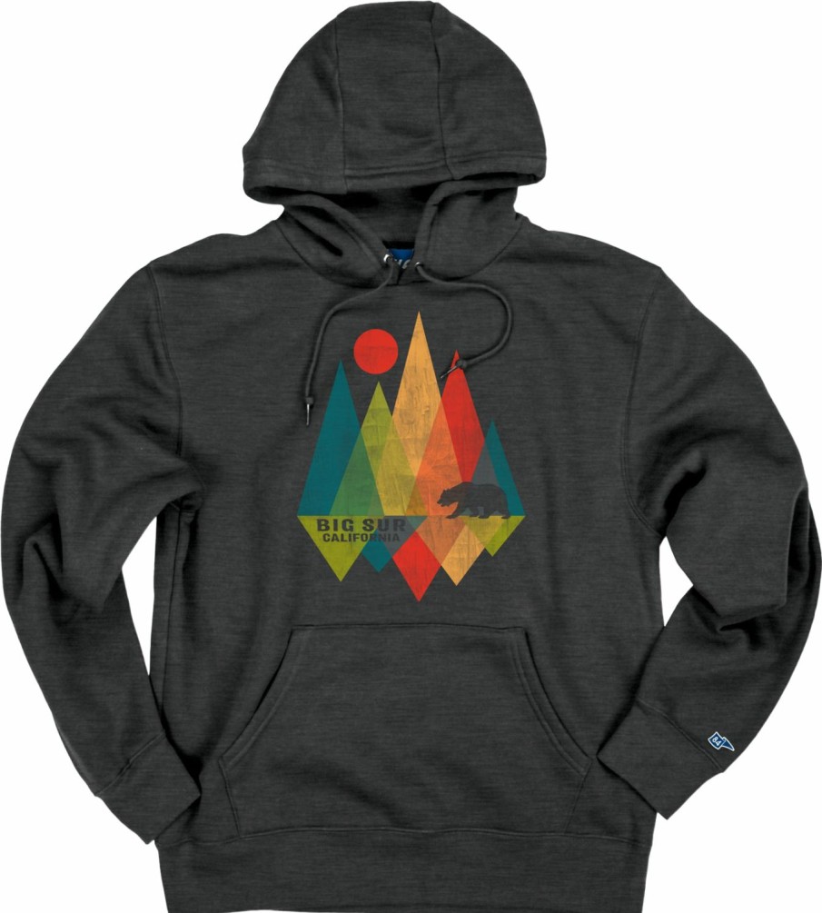 Men * | Shard Mountains Big Sur Hooded Sweatshirt Discount Online Charcoal