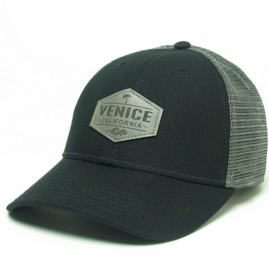 Accessories * | Venice Academy Trucker Hat Latest Black/Dark Grey Trucker