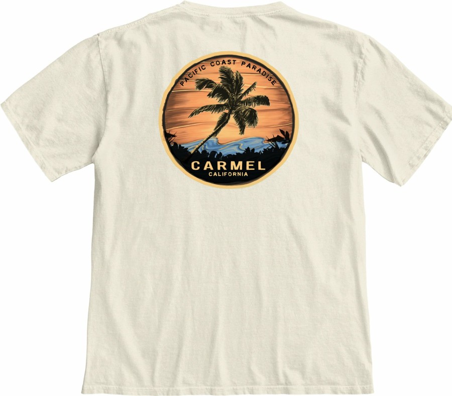 Men * | Immanent Palm Tree Carmel T-Shirt Online Sales Ivory