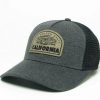 Accessories * | California Woody Trucker Hat Top Selling Black