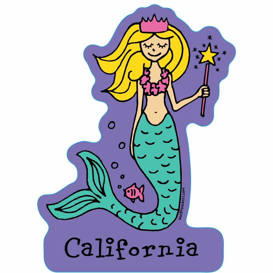 Accessories * | Jasmine Mermaid California Sticker Sale