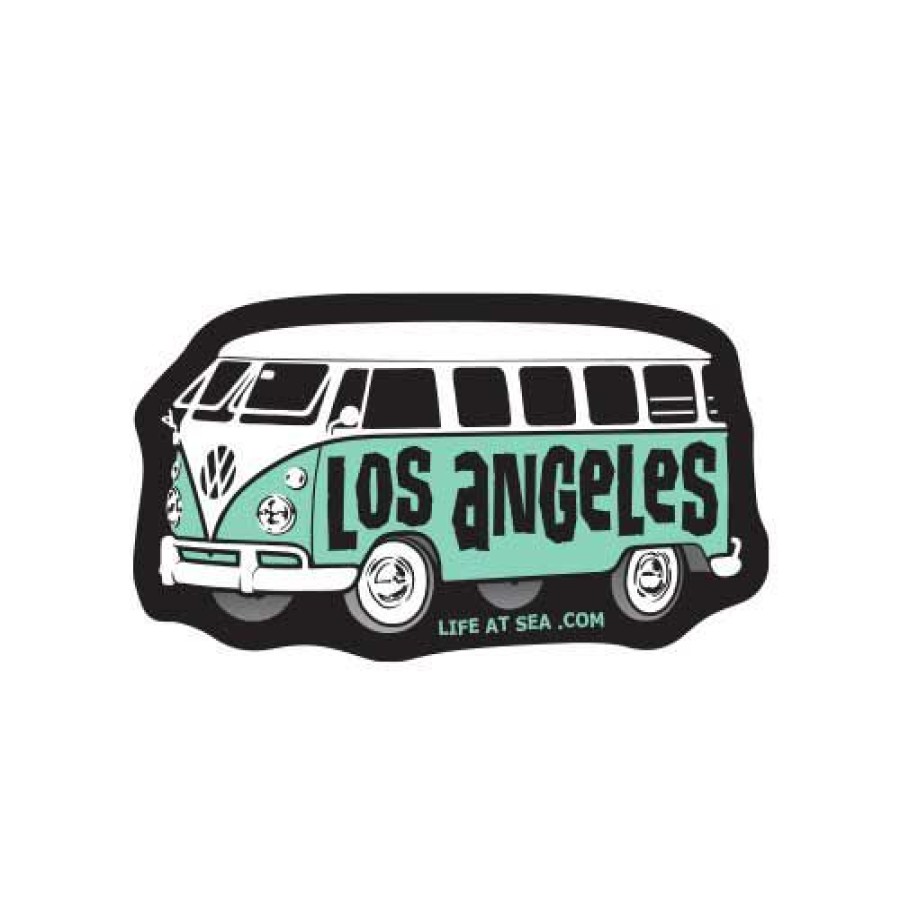 Accessories * | Los Angeles Vw Bus Small Sticker Sale