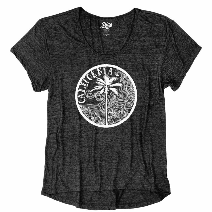 Women * | Weezer Beach California T-Shirt Top Selling Black