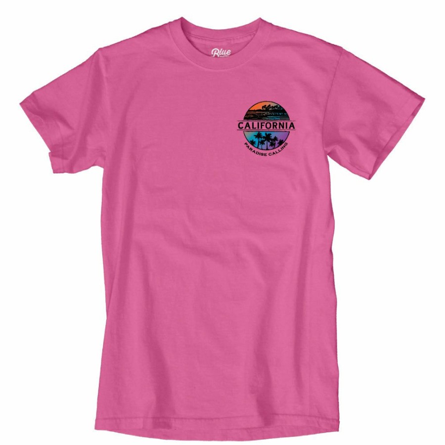 Men * | Geo Seal Palms California T-Shirt Discount Online Strawberry Ice