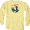 Men * | Coastal Club Golden Gate San Francisco Long Sleeve T-Shirt Good Quality Butter