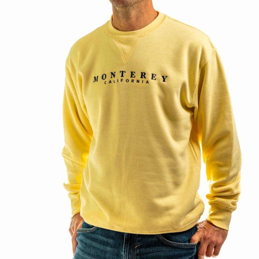 Men * | Monterey Crewneck Sweatshirt Wholesale Butter