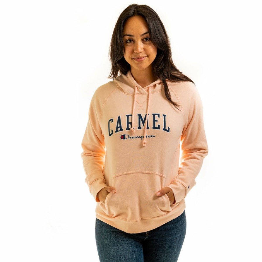 Women * | Champion Carmel Hooded Sweatshirt Online Sales Pale Pink