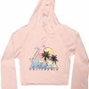 Women * | Hedwig Cropped Carmel Hooded Sweatshirt Hot Selling Guava