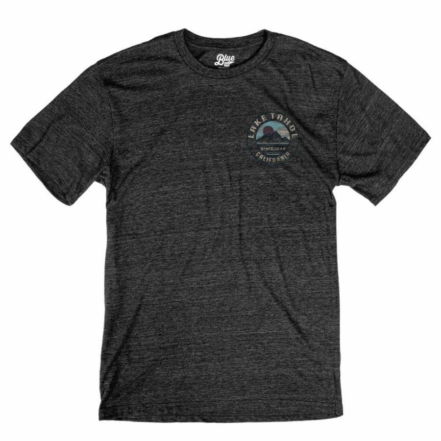 Men * | Remembrance Sun Lake Tahoe T-Shirt Sale Black