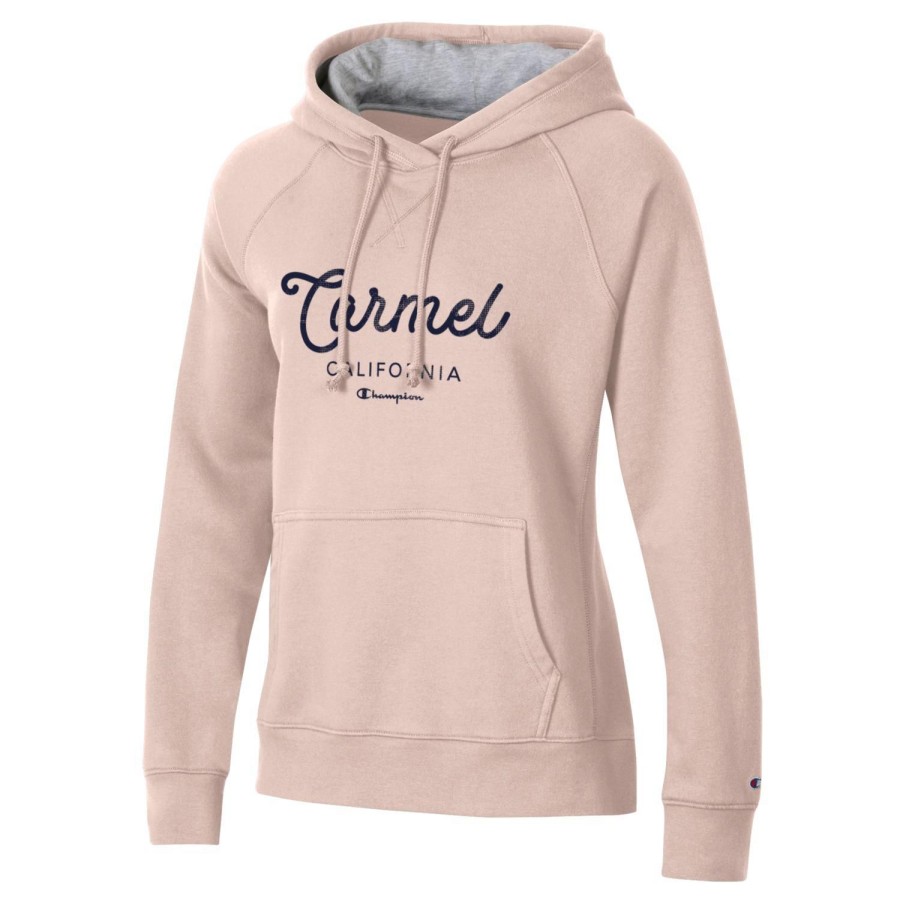 Women * | Champion Carmel Hooded Sweatshirt Sale Online Pink