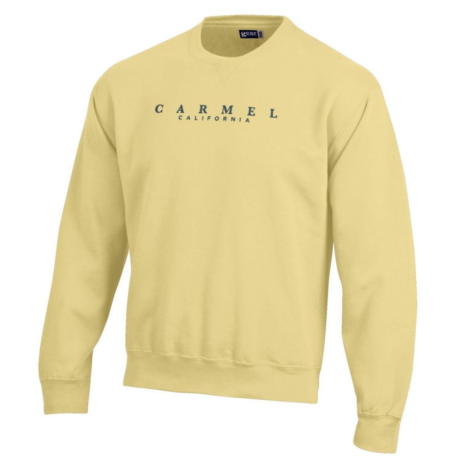 Men * | Carmel Unisex Crewneck Sweatshirt Top Selling Butter