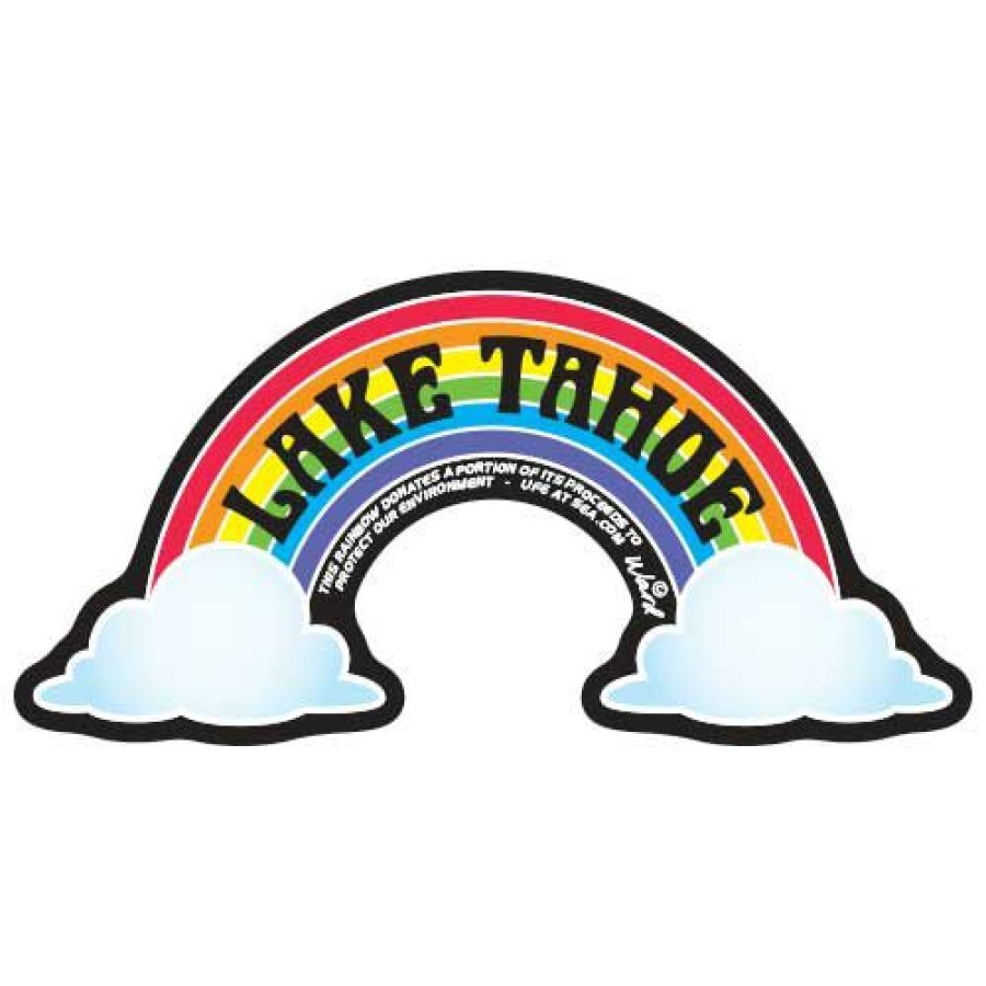 Accessories * | Lake Tahoe Rainbow Small Sticker Special