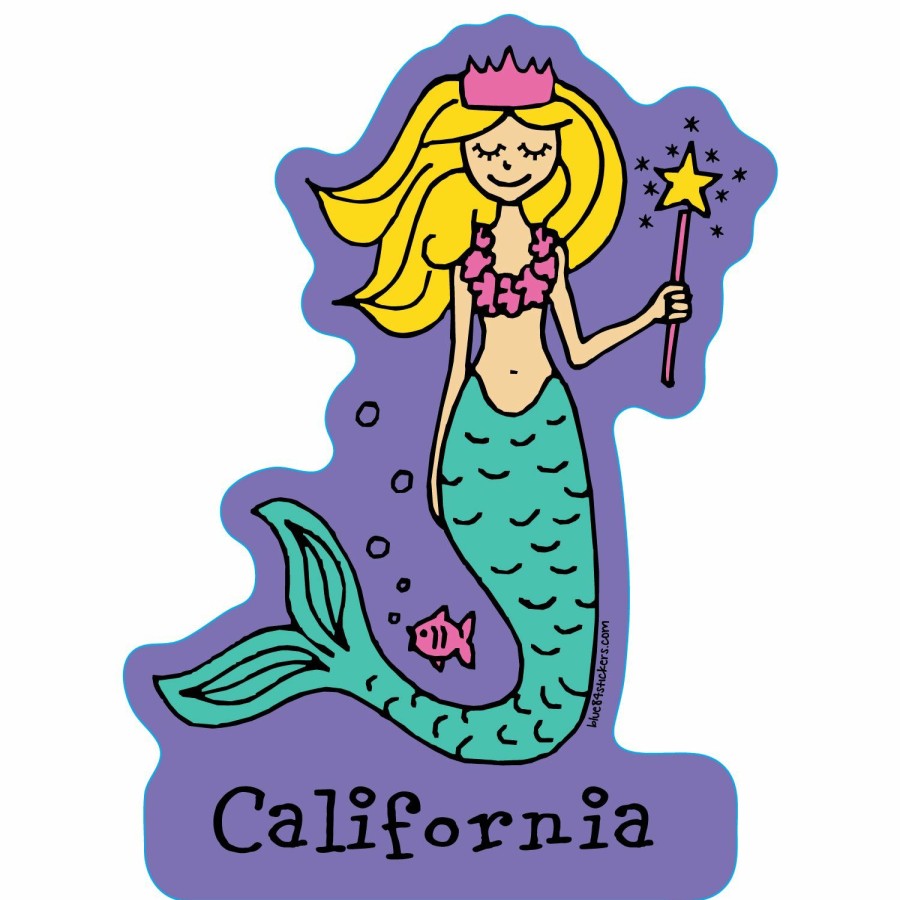 Accessories * | Jasmine Mermaid California Mini Sticker Reliable Quality