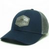 Accessories * | Carmel California Bear Surfboard Trucker Hat Top Selling Navy