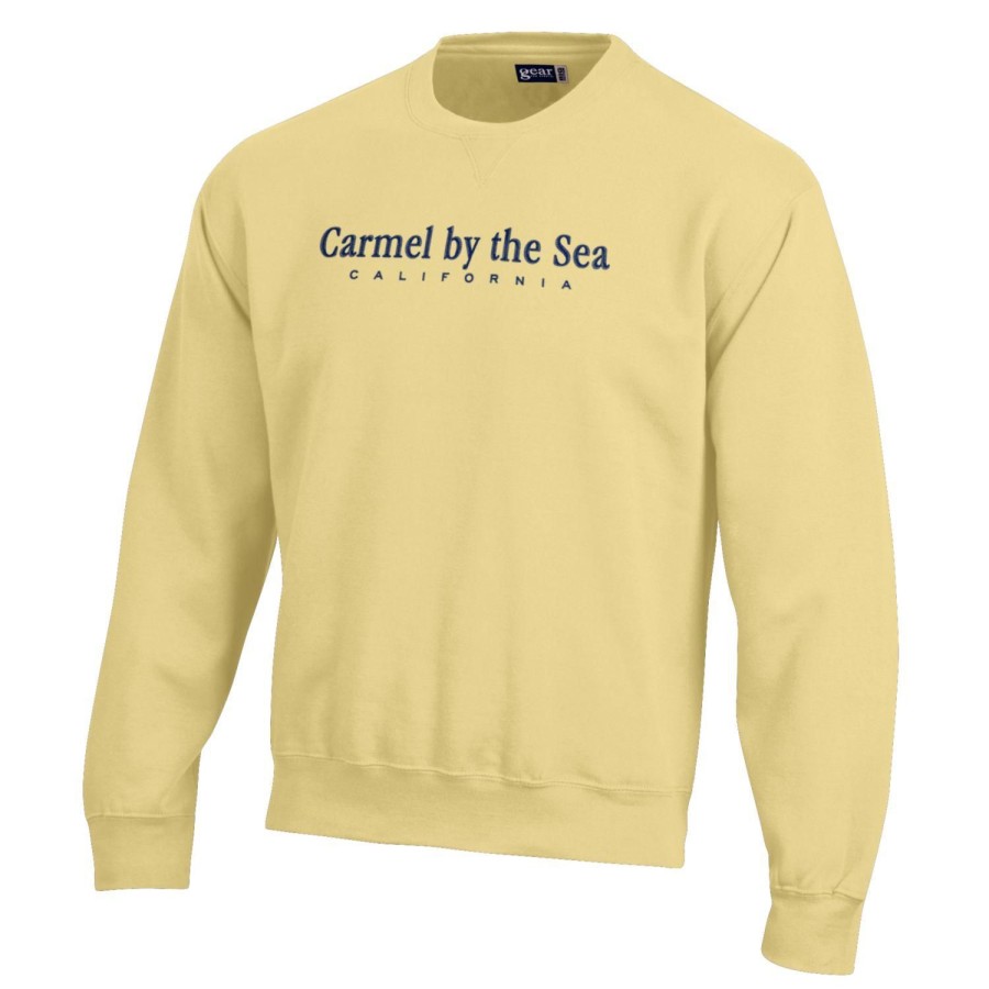 Men * | Carmel By The Sea Unisex Crewneck Sweatshirt New Threads Butter