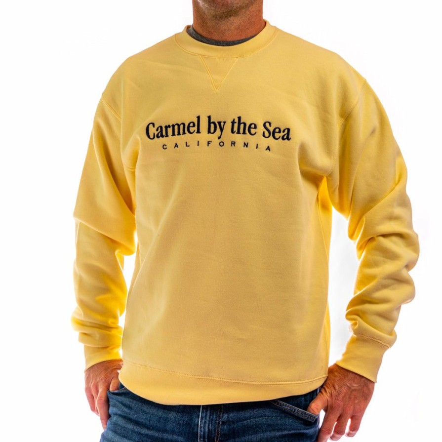 Men * | Carmel By The Sea Unisex Crewneck Sweatshirt New Threads Butter